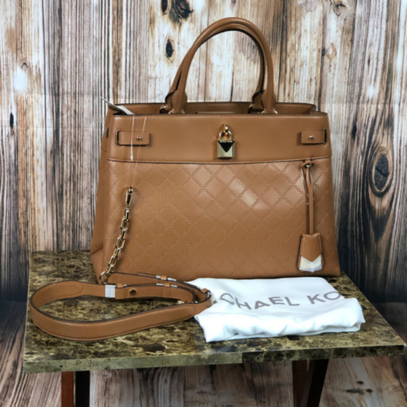 Michael Kors Handbags - Michael Kors Gramercy Large Chain Acorn Satchel